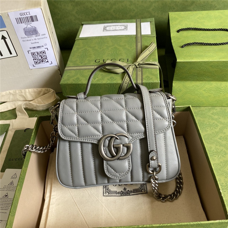 Gucci 583571 GG Marmont系列 迷你手提包