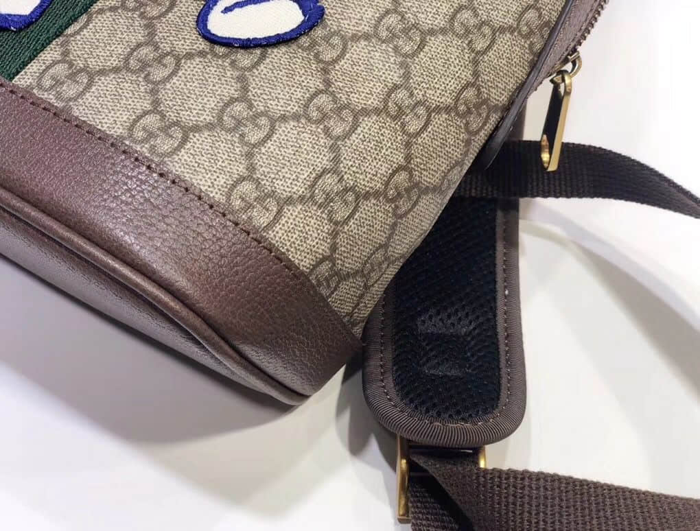 Gucci/古奇 552884 Ophidia系列三只小猪图案GG背包