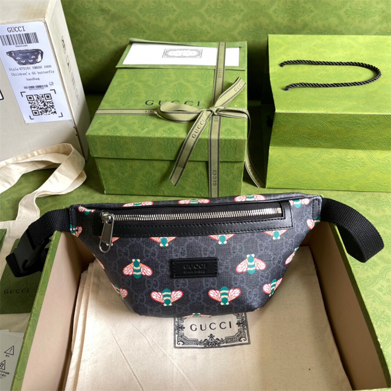 Gucci 675181 UIEBN 1058 Bestiary系列蜜蜂腰包