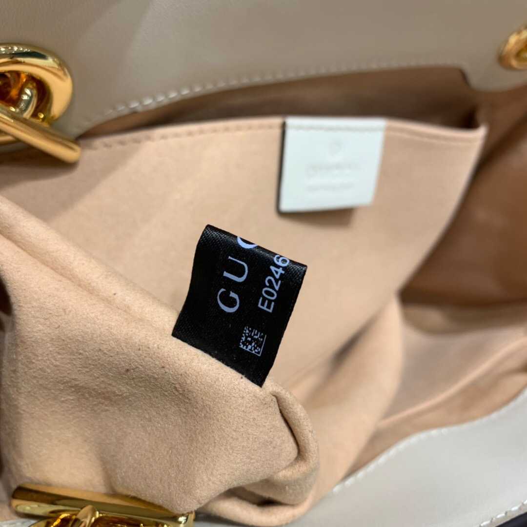 Gucci/古驰 498156 KHNKG 9761 Padlock系列小号GG肩背包