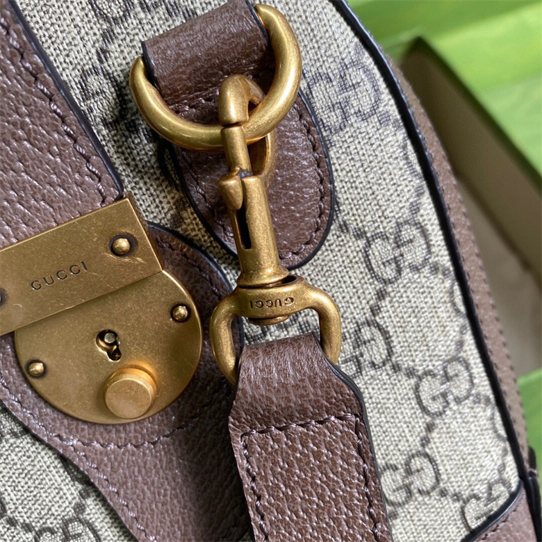 Gucci 645017 96IWT 8745 GG织带小号旅行包