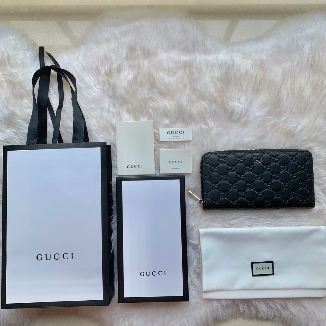 Gucci/古驰 473999 ssima 经典牛皮压花小号手包