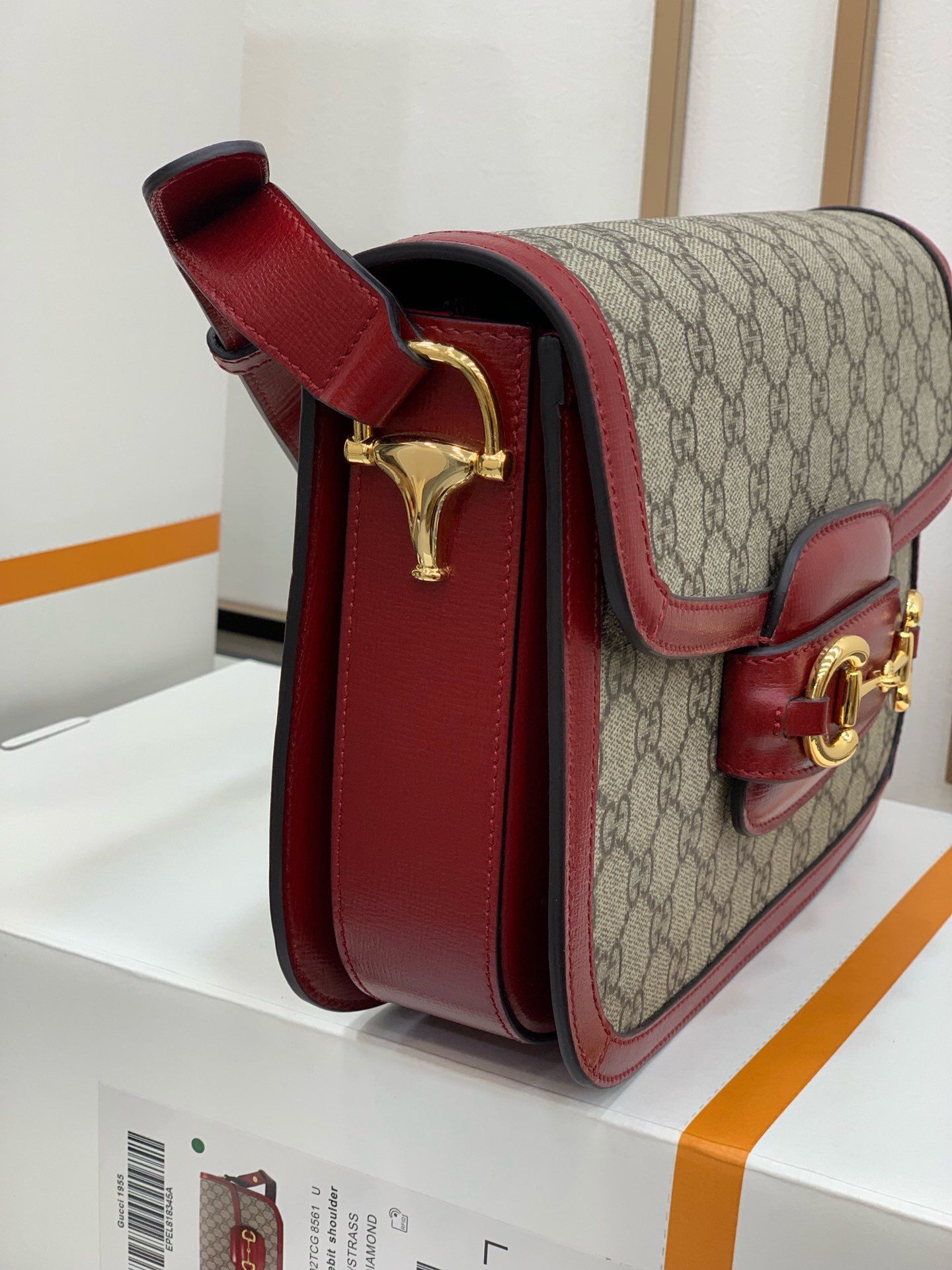 Gucci/古驰 1955马衔扣肩背包 602204 92TCG 8561