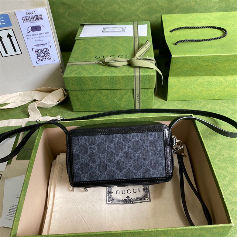 Gucci 671674 92TCG 8563 互扣式双G迷你手袋