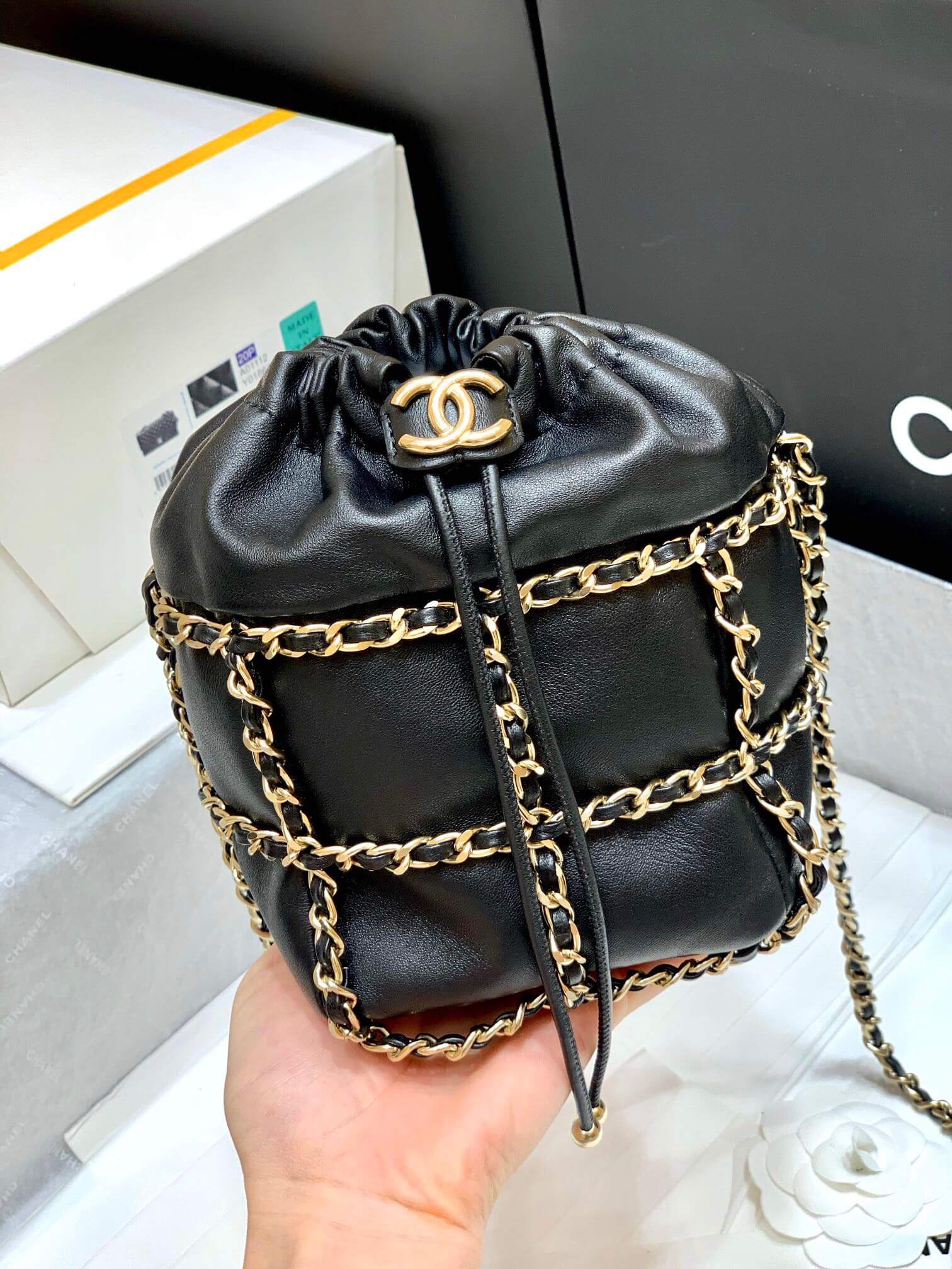 Chanel香奈儿 Small Drawstring Bag抽绳包 AS2313