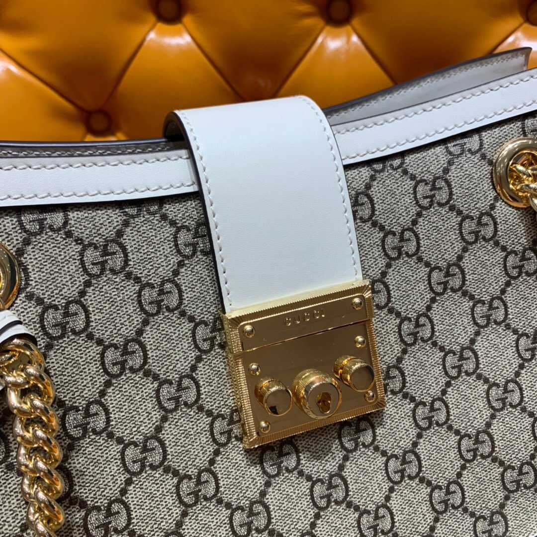 Gucci/古驰 479197 KHNKG 9761Padlock系列GG中号肩背包