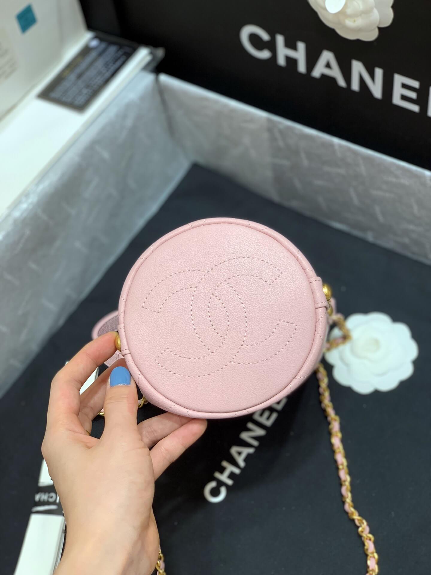 Chanel AS1478 B02443 N6132 2020春夏最新水桶抽绳包