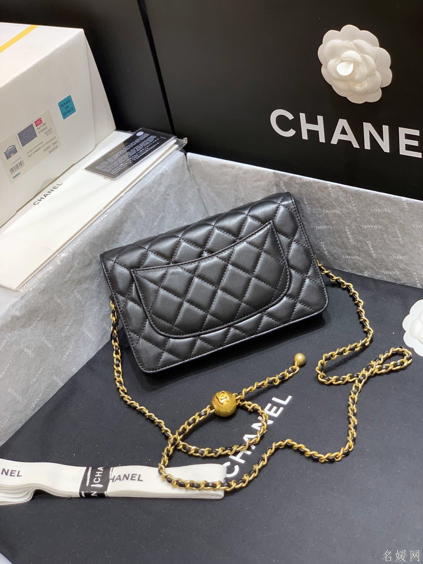 Chanel/香奈儿 AP1450 最新大金珠woc款单肩斜挎包