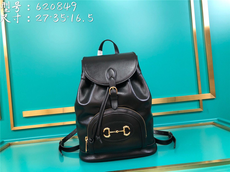 Gucci古驰 620849 0YK0G 1000 Gucci马衔扣1955系列背包