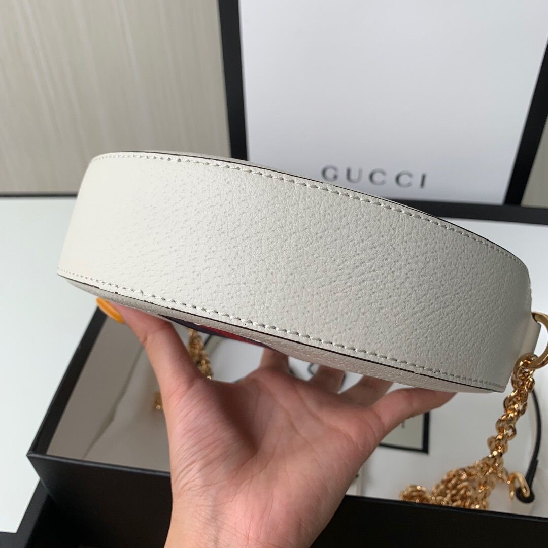 Gucci Ophidia系列 550618 圆形迷你肩背包