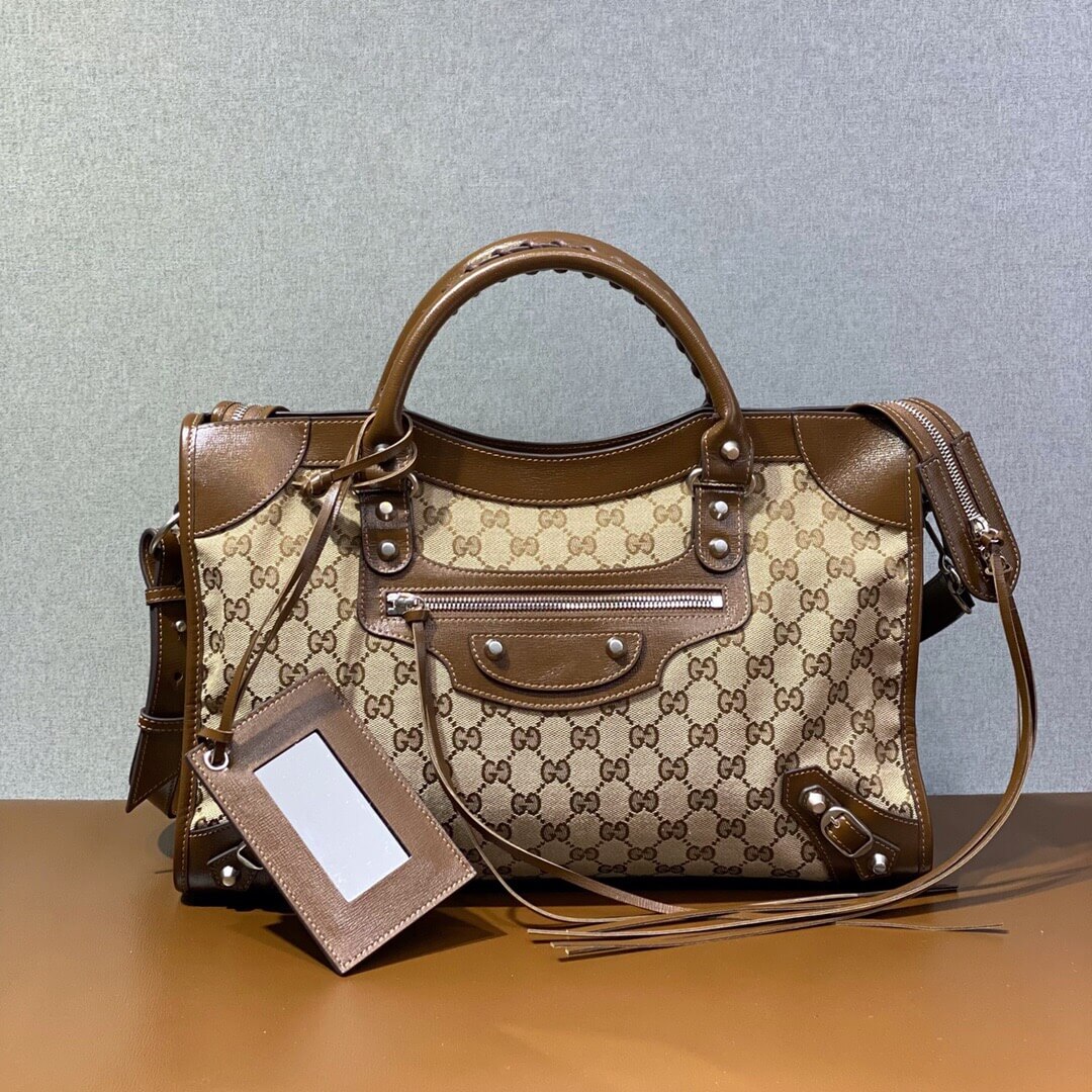 GUCCI 681695 新款机车包Neo Classic托特包中号手提包