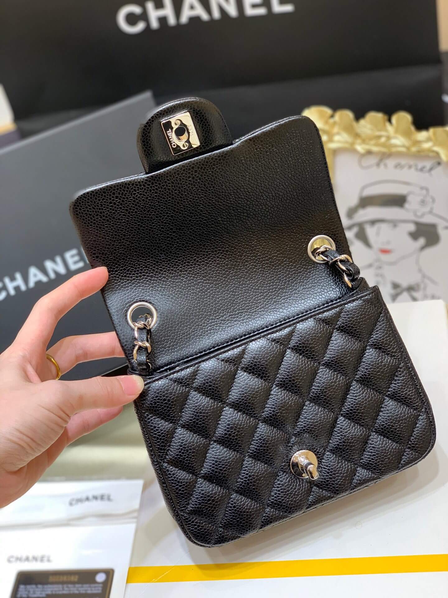 Chanel至尊版本纯原厂CF17方胖子Classic flap bag A011