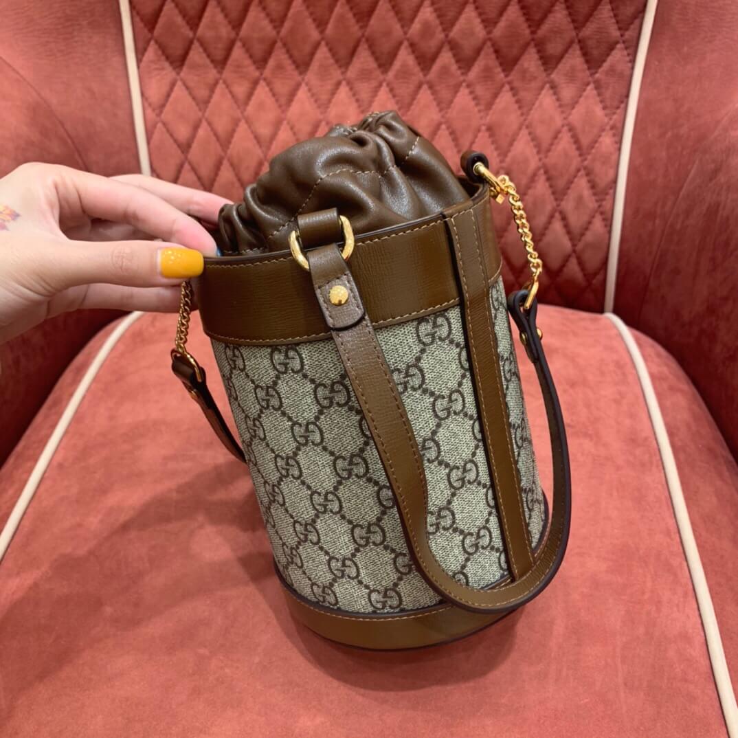 Gucci 637115 马衔扣1955系列小号水桶包