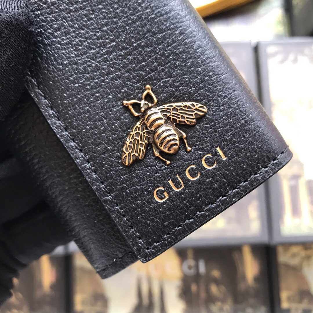 Gucci/古驰 ‎523683 Animalier系列钥匙包