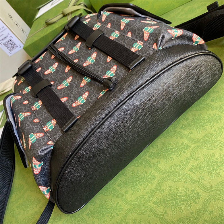 Gucci 495563 UIECN 1058 Bestiary系列蜜蜂图案背包