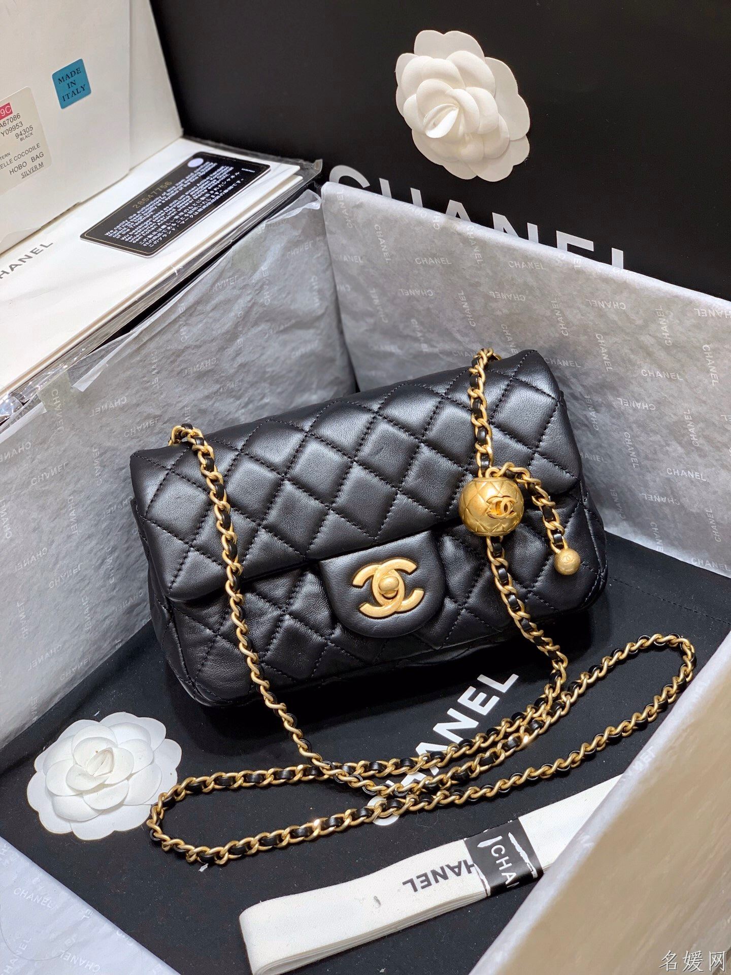 Chanel/香奈儿 AS1787 B02916 N6517 2020新款金珠球调节口