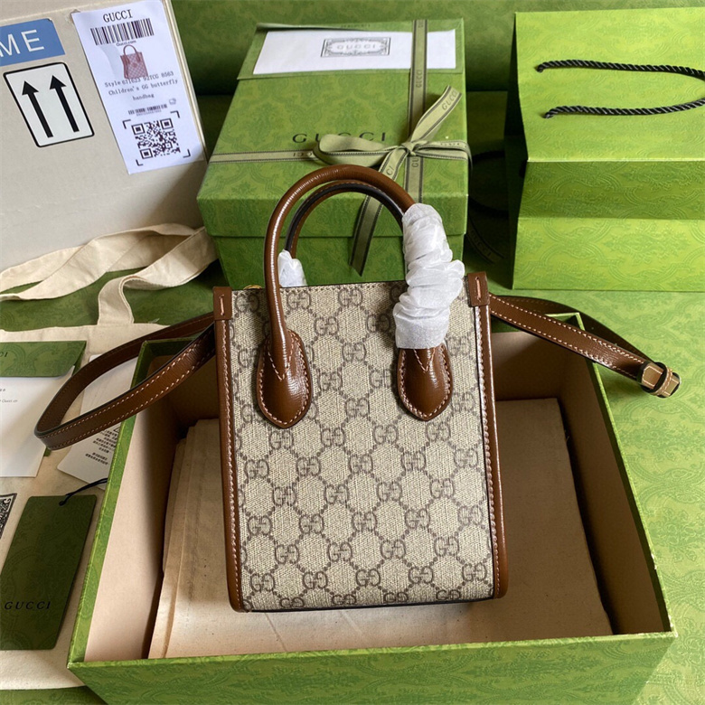 Gucci 671623 92TCG 8563 GG Retro系列迷你托特包