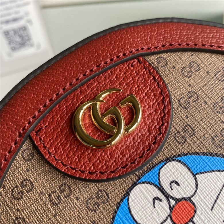 Gucci 625216 2T8AG 8580 Doraemon x Gucci联名系列 肩背包