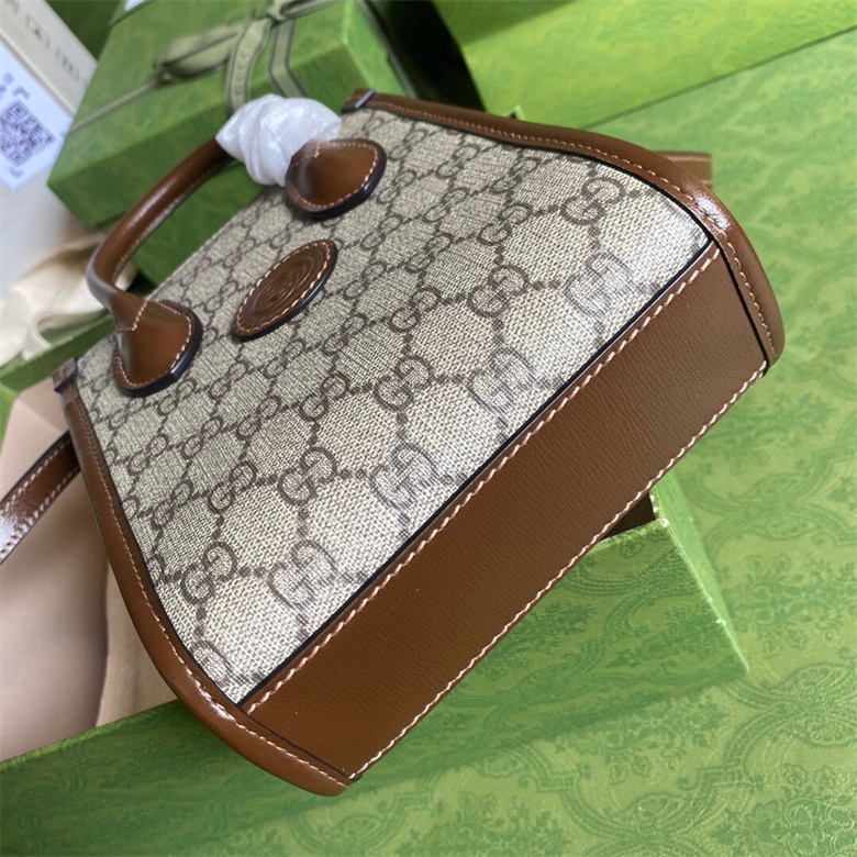 Gucci 671623 92TCG 8563 GG Retro系列迷你托特包