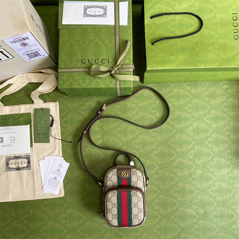 Gucci 671682 96IWT 8745 Ophidia系列迷你手袋