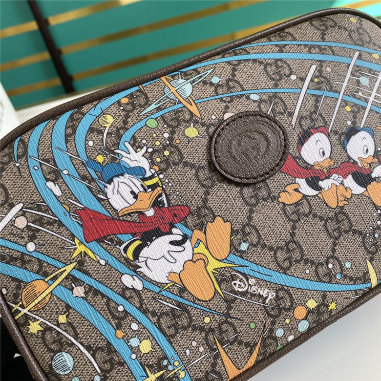 Gucci 602695 2O4AT 8679 Disney x Gucci唐老鸭印花 腰包