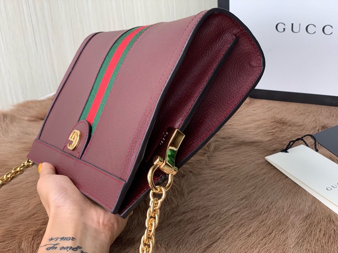 Gucci/古驰 503877 DJ2DG 6673 Ophidia 系列小号肩背包