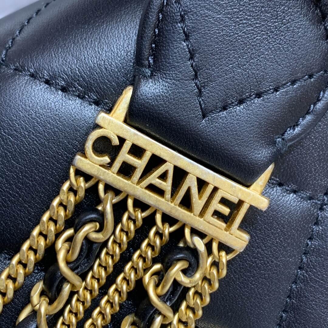 Chanel 2020秋冬限量版链条包 AS2051黑色