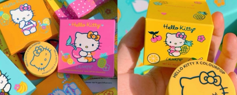 HelloKitty x ColourPop多元水果甜度加倍~