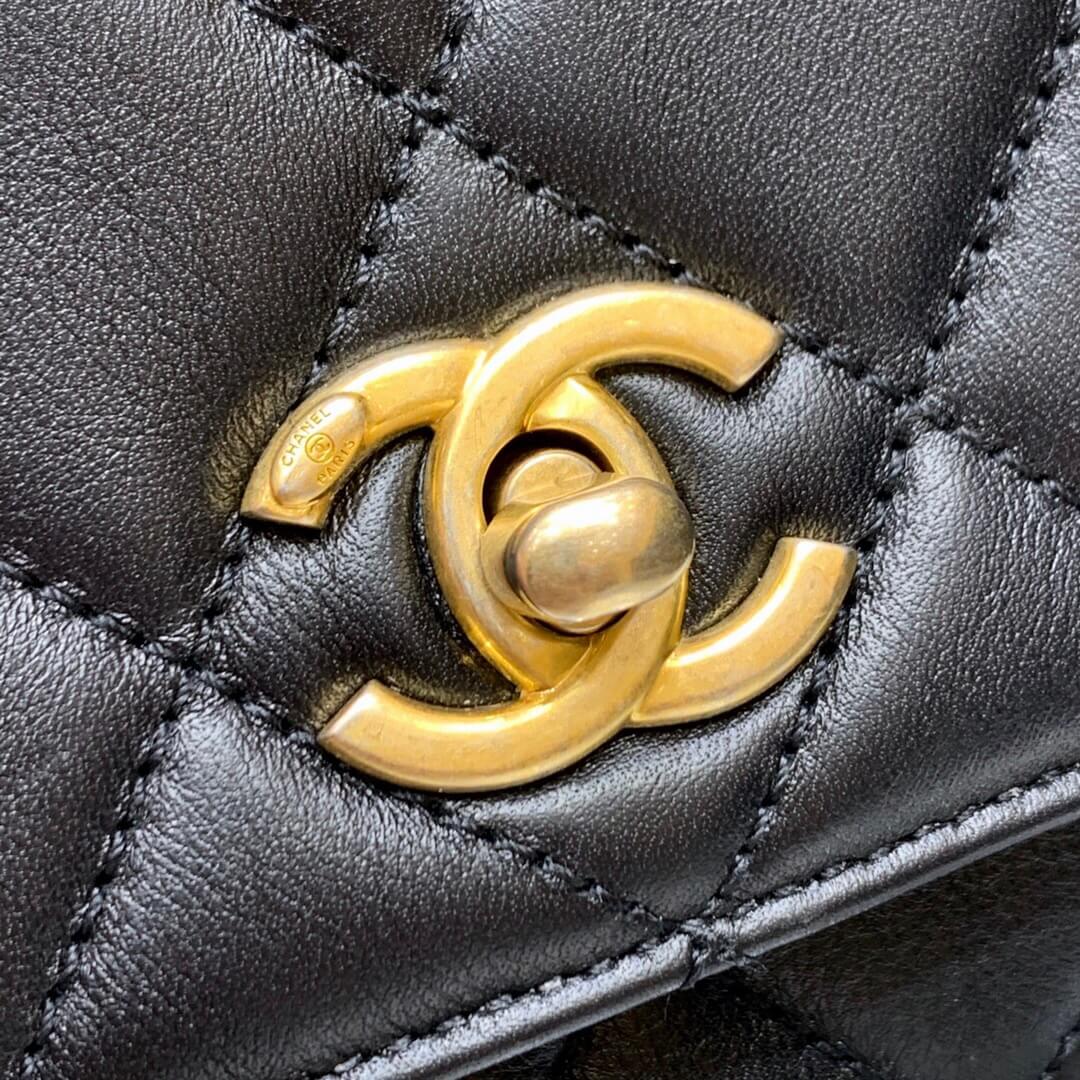 Chanel 2020秋冬限量版链条包 AS2051黑色