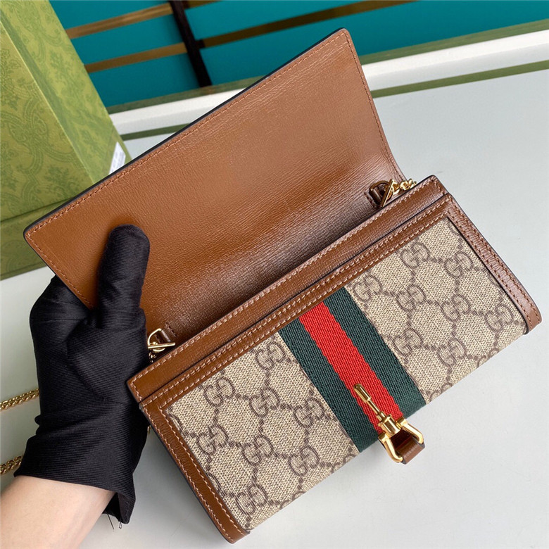 Gucci 652681 Jackie 1961系列链带钱包