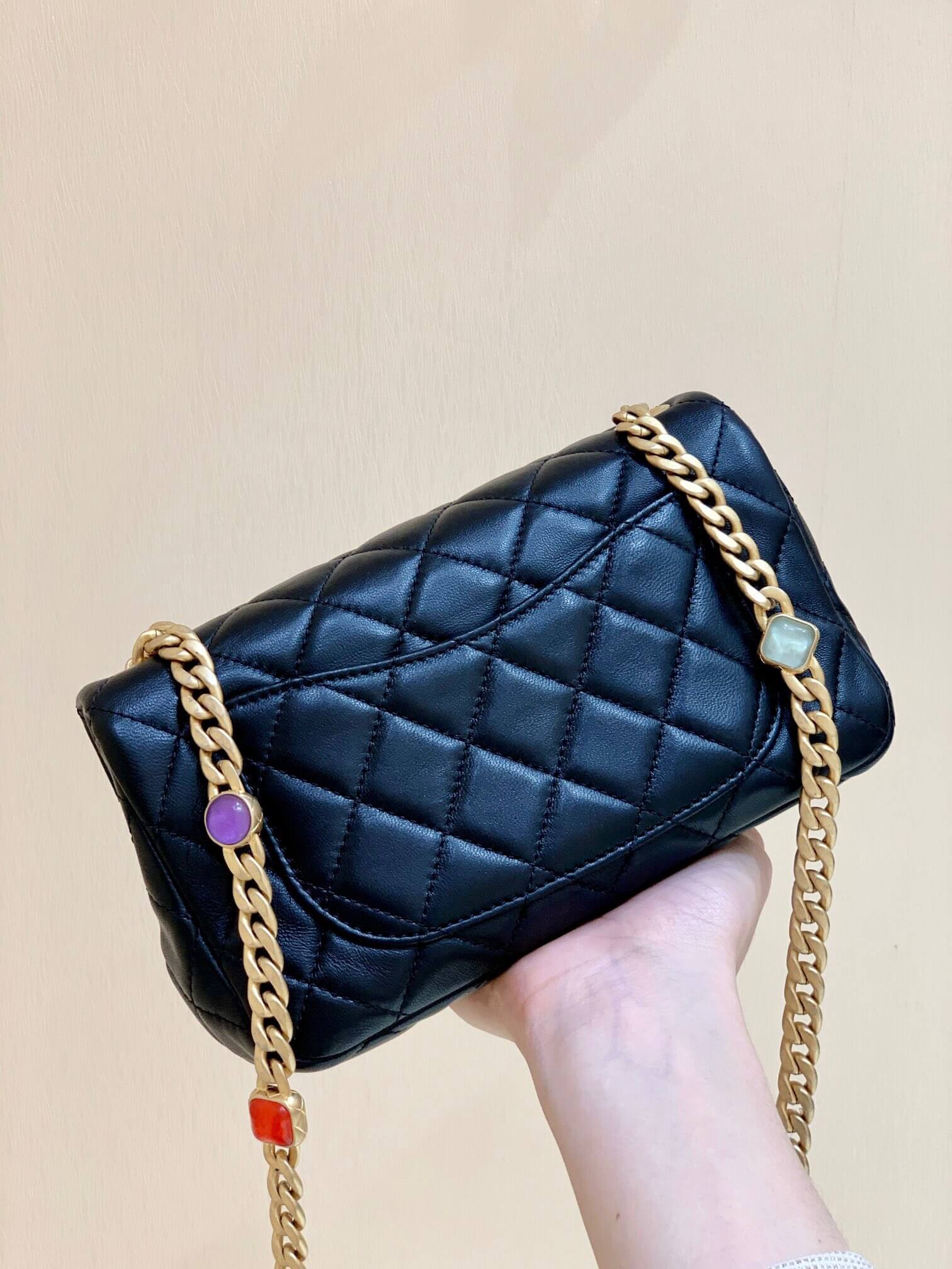 Chanel CF20 Classic flap bag CF宝石包 AS1787黑色