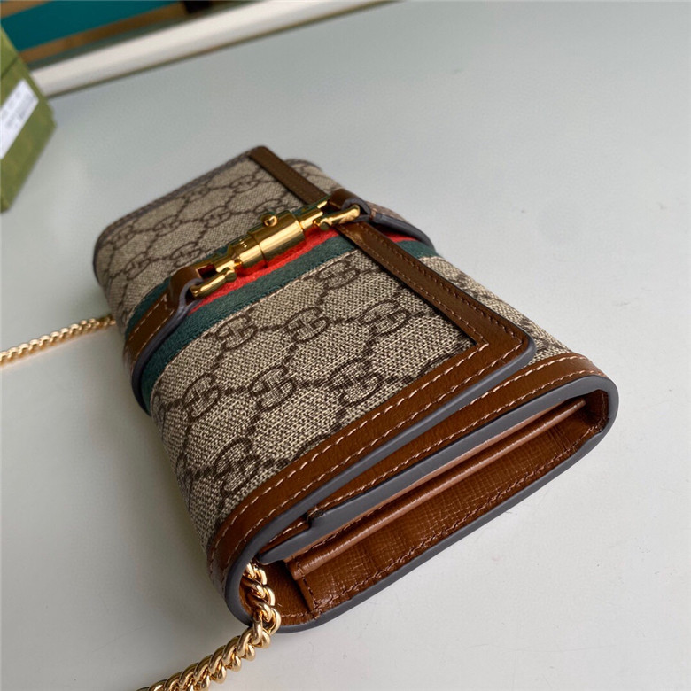 Gucci 652681 Jackie 1961系列链带钱包