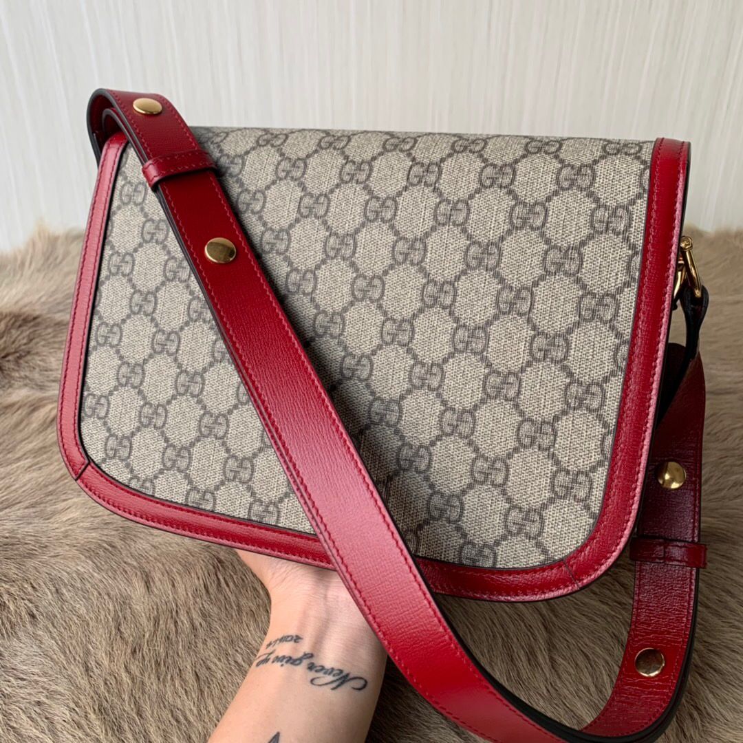 Gucci/古驰 602204 92TCG 8561 1955马衔扣肩背包