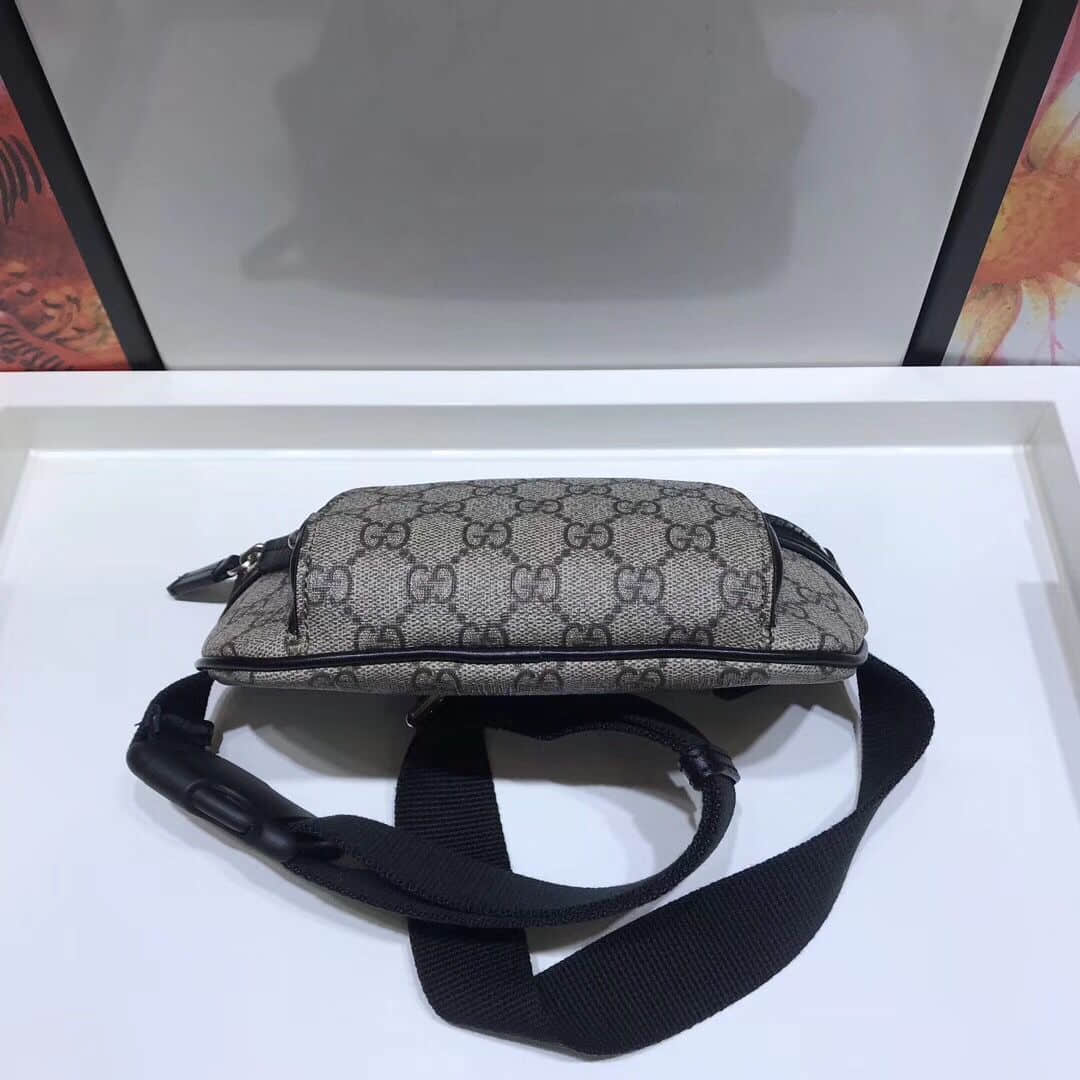 Gucci/古奇 450946 GG Supreme高级人造帆布腰包