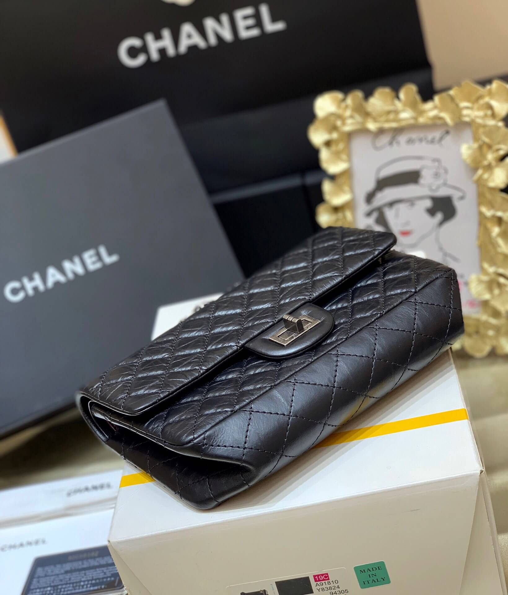 Chanel 至尊版本纯原厂2.55 reissue系列单肩斜挎包