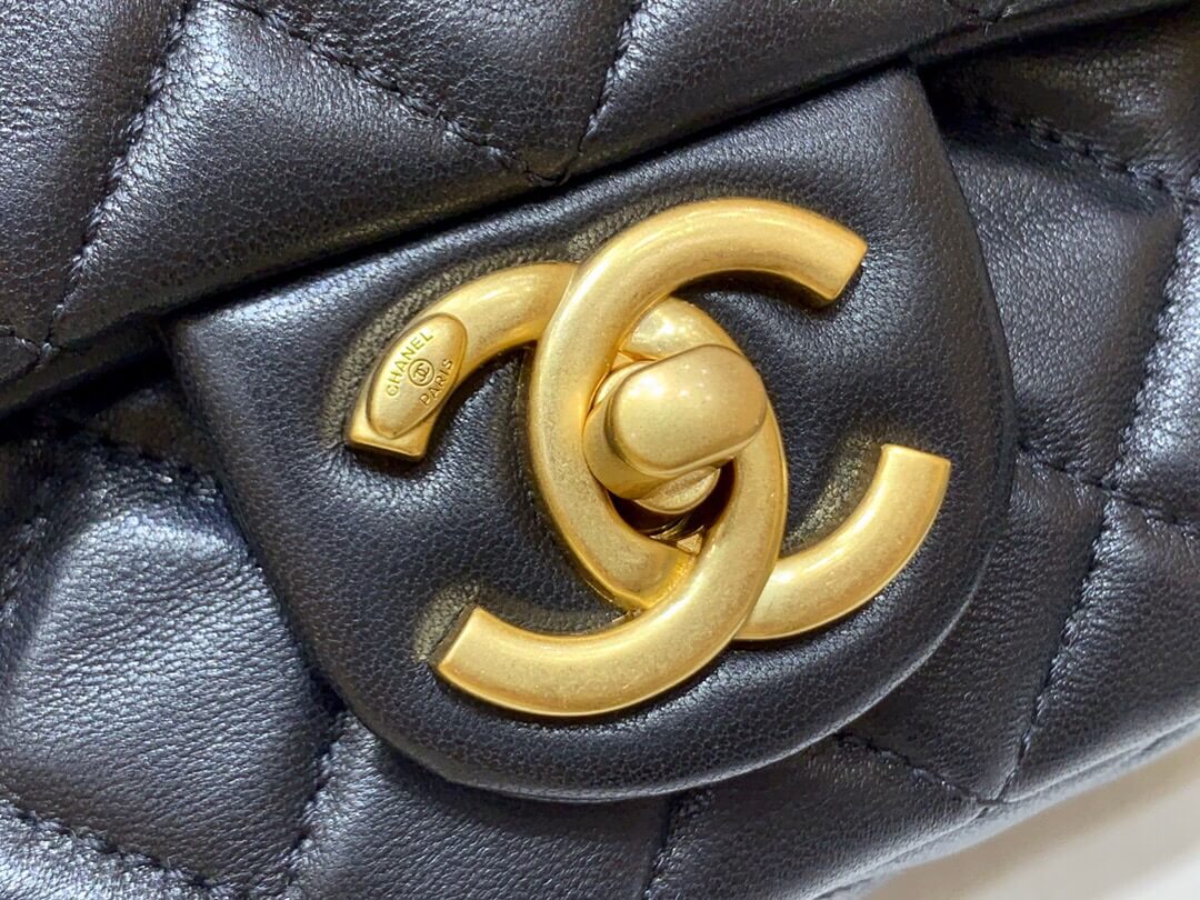 Chanel Classic flap bag CF宝石包 AS2379黑色