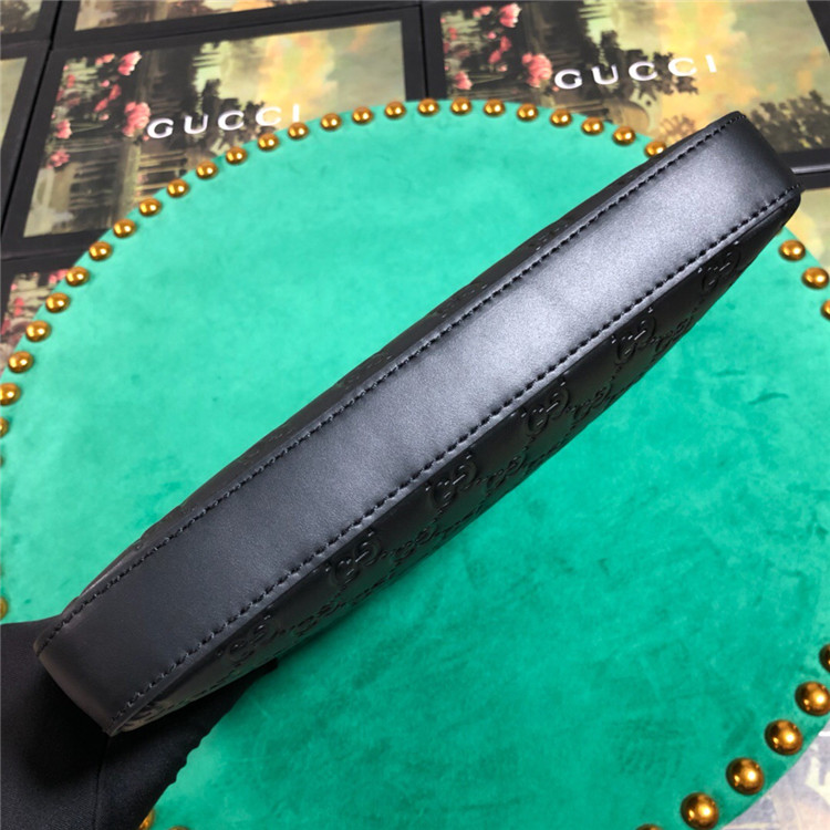 Gucci 406410 黑色压花 Signature邮差包