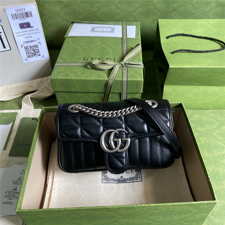 Gucci 446744 GG Marmont系列 迷你肩背包