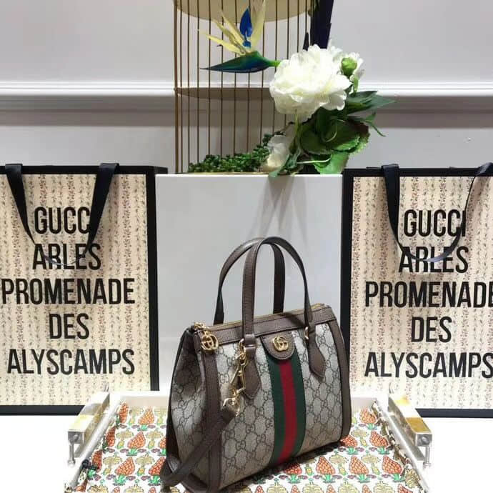 Gucci/古驰 547551 Ophidia系列小号GG购物袋