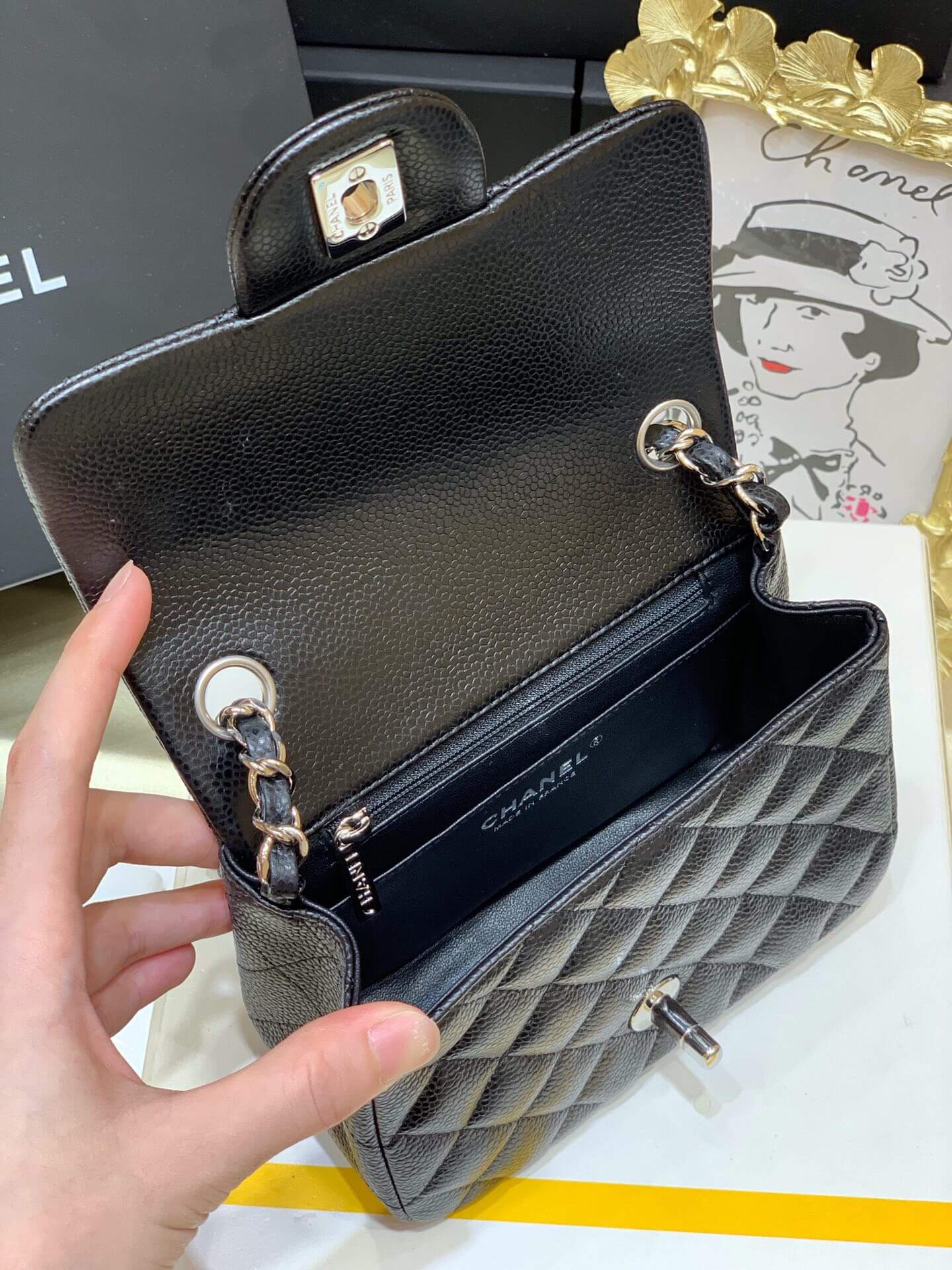 Chanel至尊版本纯原厂CF17方胖子Classic flap bag A011