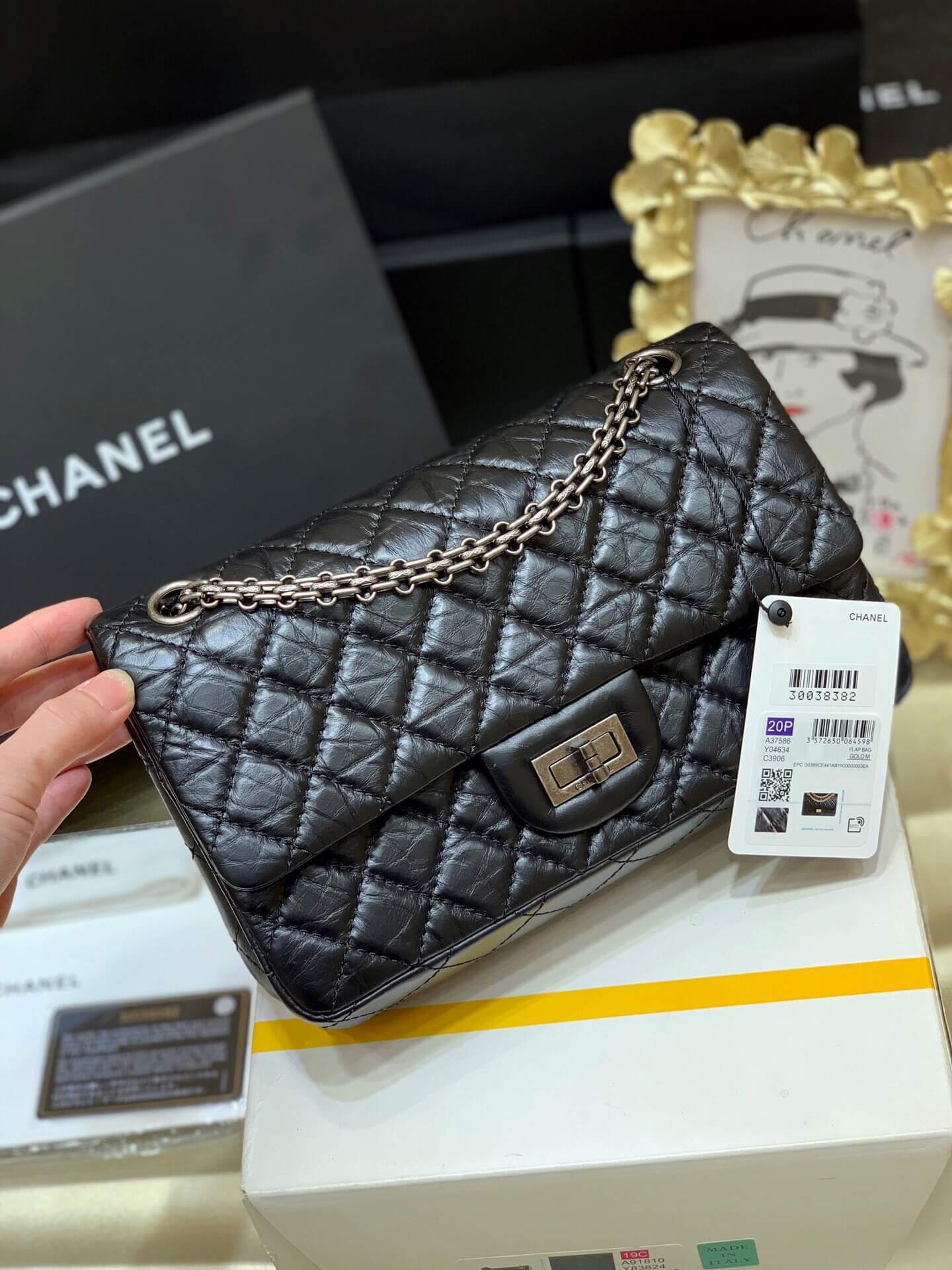 Chanel 至尊版本纯原厂2.55 reissue系列单肩斜挎包