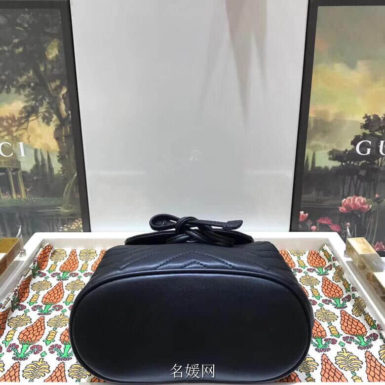 Gucci/古奇 528129 新款 GG Marmont系列绗缝背包双肩包