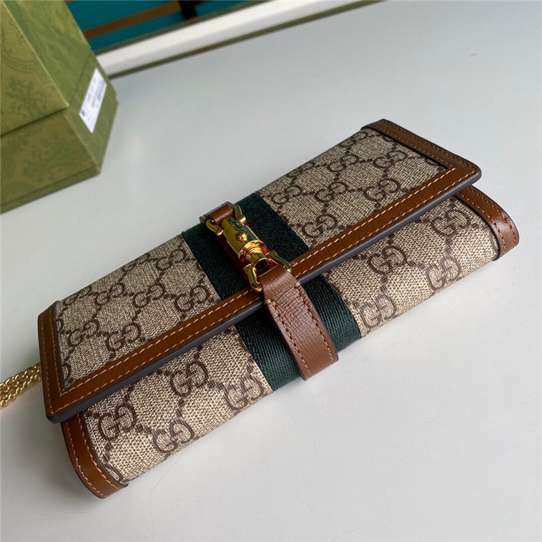 Gucci 652681 Jackie 1961系列链带钱包