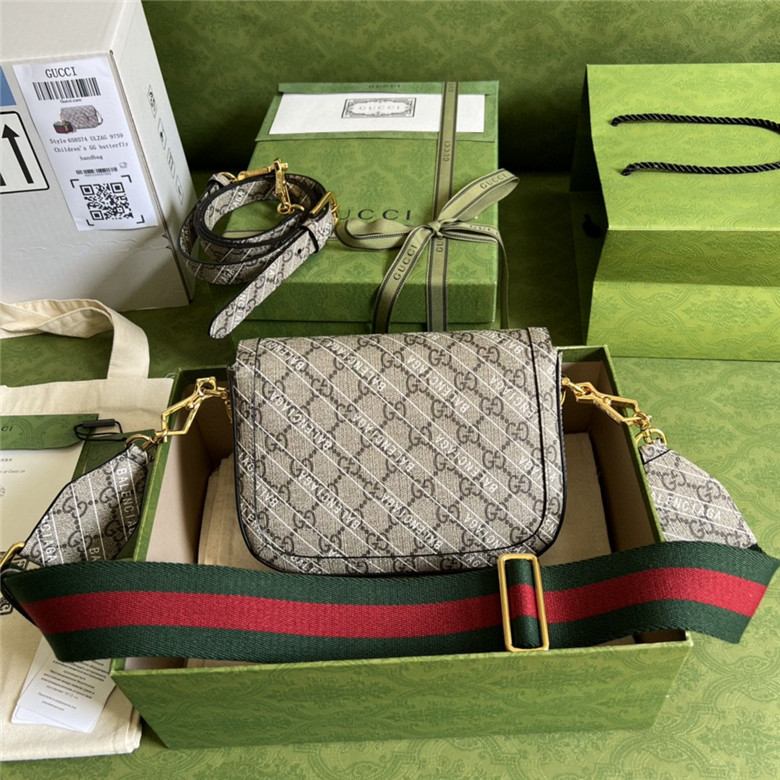 Gucci 658574 The Hacker Project系列马衔扣1955迷你手袋