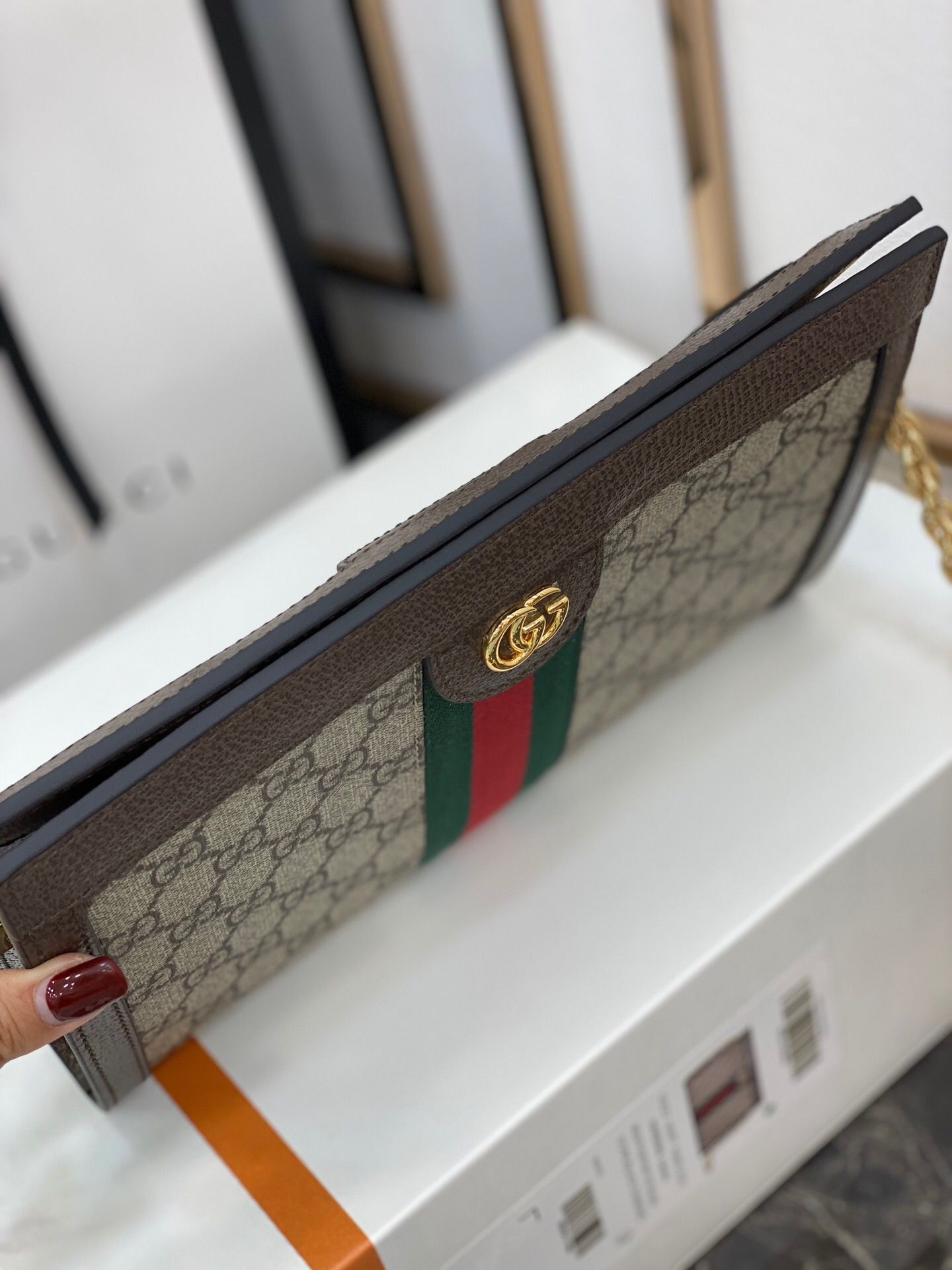 Gucci/古驰 503877 Ophidia链条单肩包