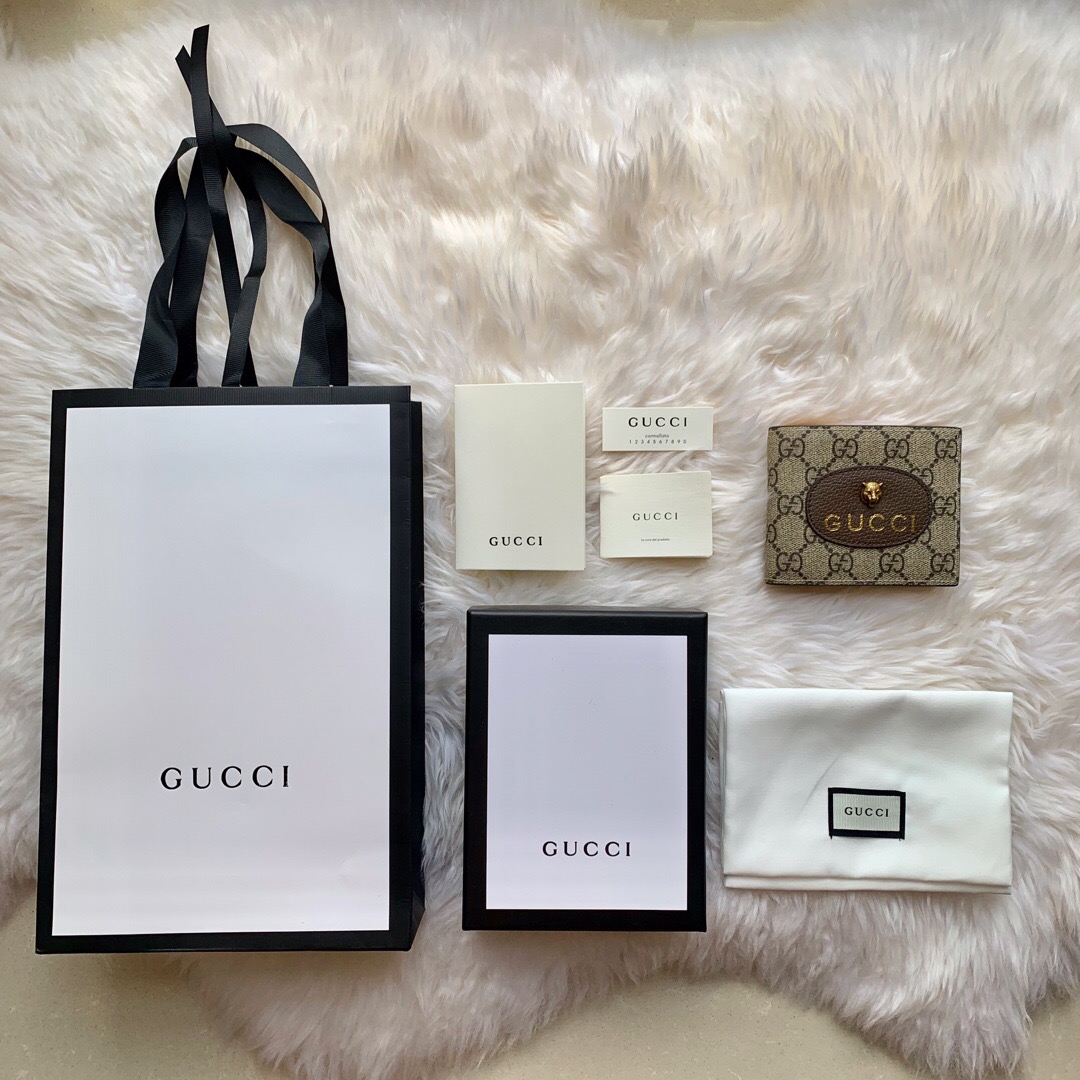 Gucci/古驰 473954 G家小虎头钱夹