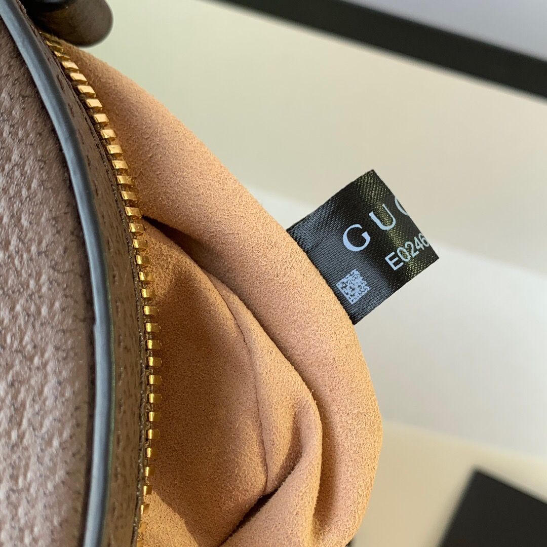 Gucci 550618 Ophidia系列圆形迷你肩背包