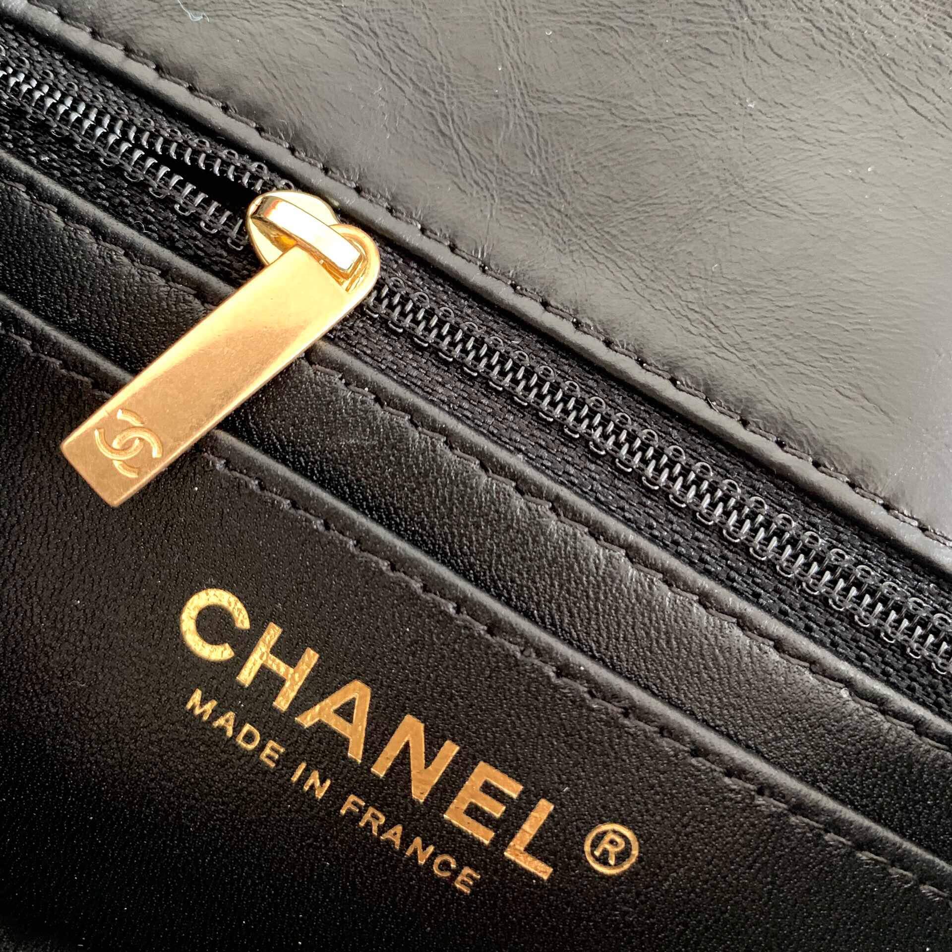 Chanel 纯原厂2.55 reissue系列单肩斜挎包 A37585黑色金