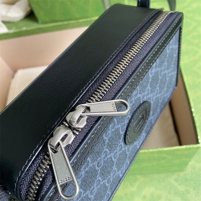 Gucci 671674 92TCG 8563 互扣式双G迷你手袋