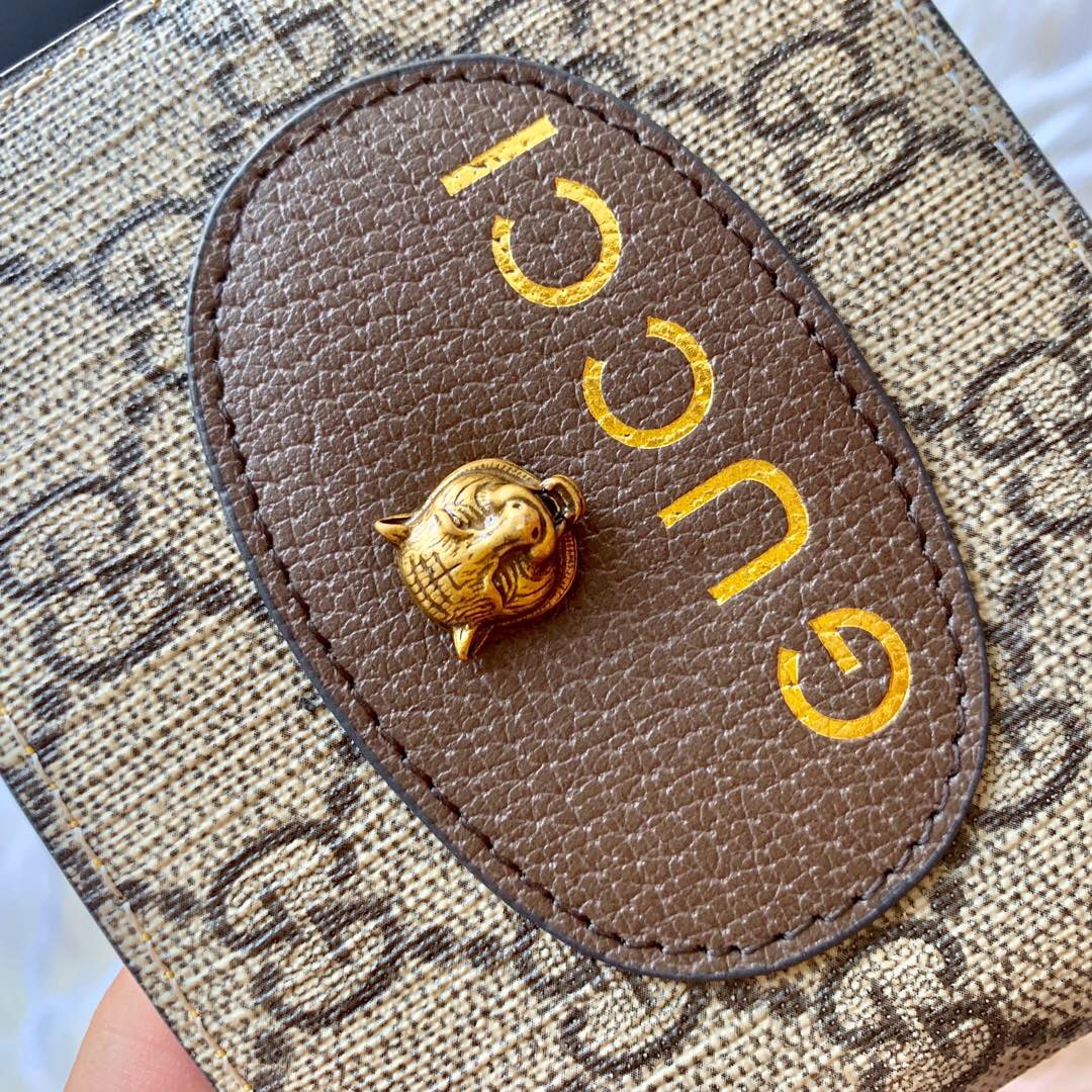 Gucci/古驰 473954 G家小虎头钱夹